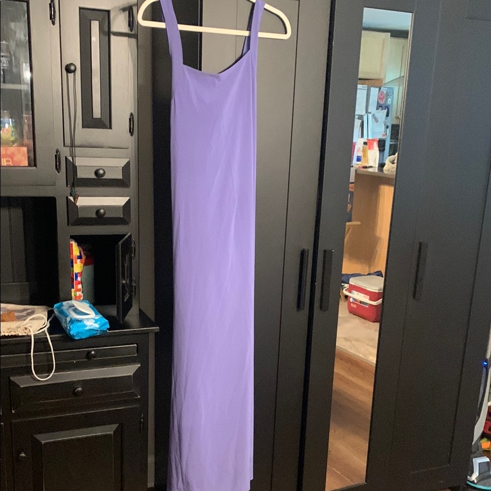 Elegant Purple Maxi Dress